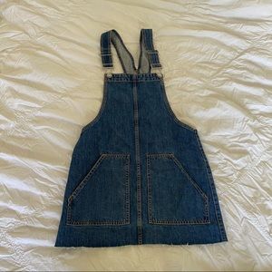 Garage Denim Overall Dress